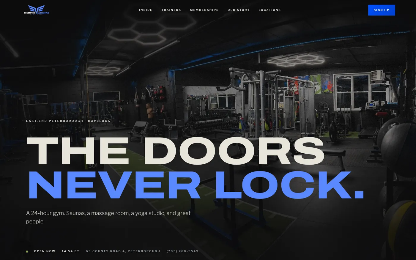 Exceeding Excellence, a 24 hour gym in Peterborough