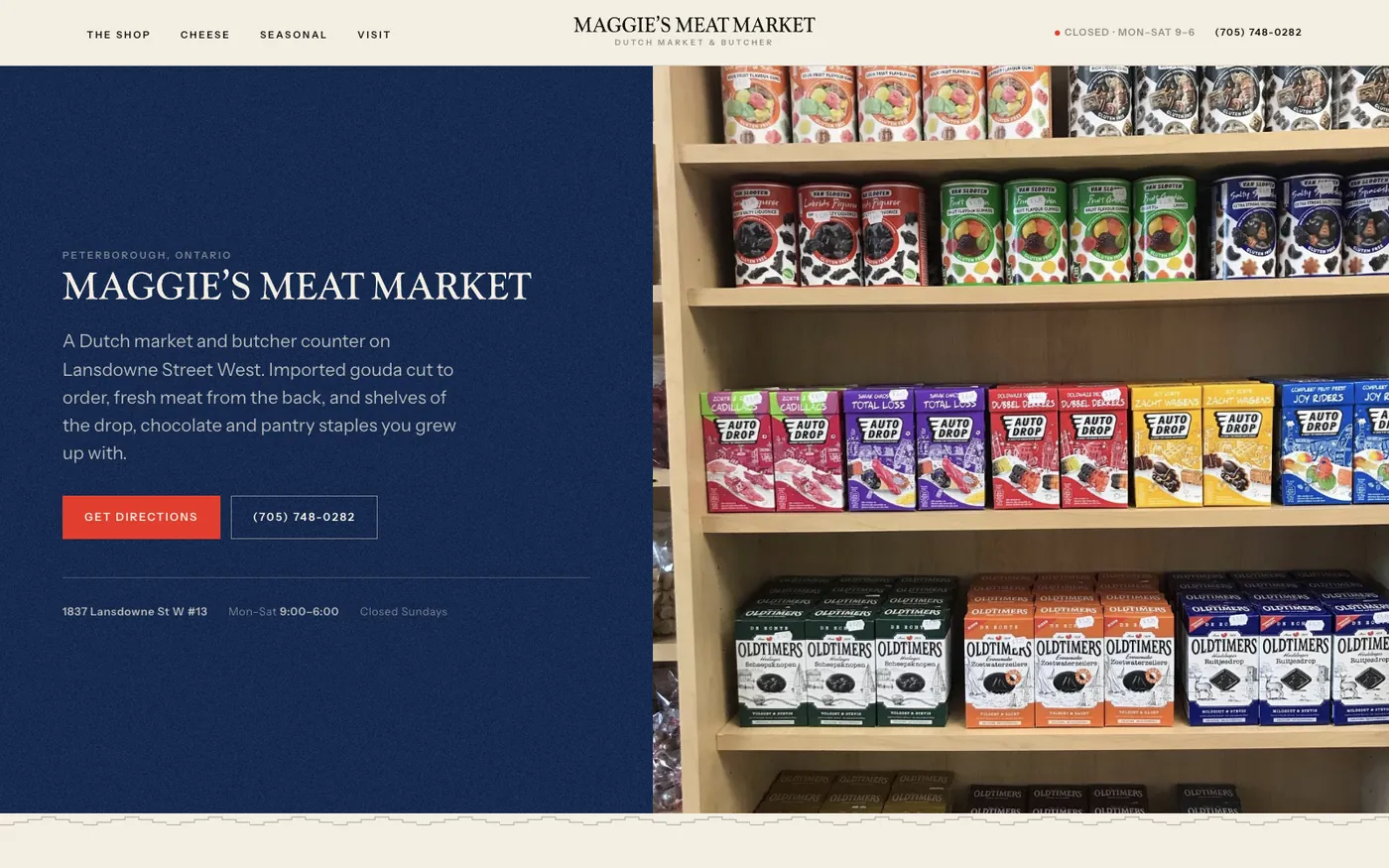 Maggie's Meat Market, a Dutch market and butcher in Peterborough