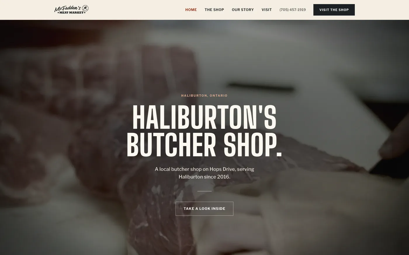 McFadden's Meat Market, a butcher in Haliburton